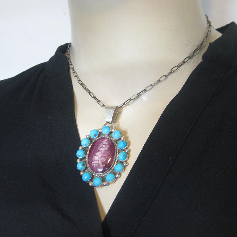 Spiny Oyster Cluster Pendant by Fred Peters