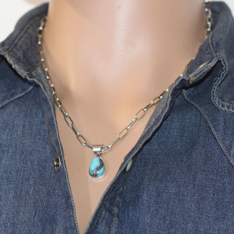 Bisbee Pendant by Robin Tsosie