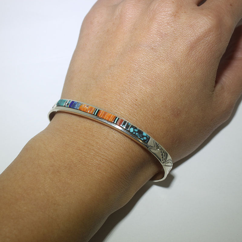 Inlay na pulseras ng Zuni