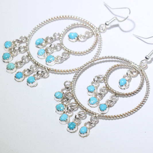 Brincos de Turquesa dos Navajo