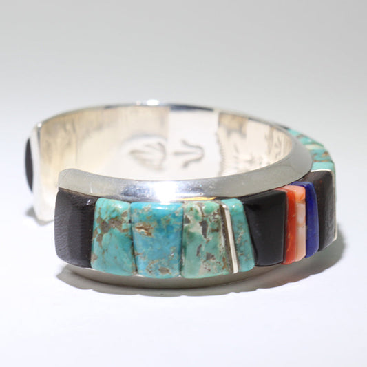 Inlay Bracelet by Wes Willie 5"