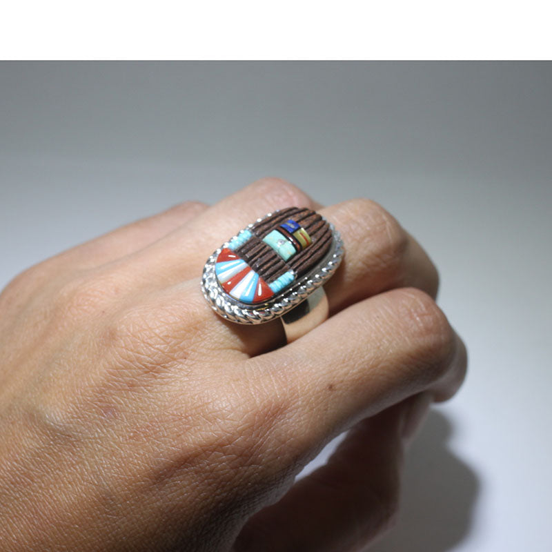 ウィルバート・マニングによるロングヘア・カチナリング サイズ10