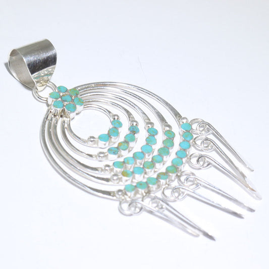 ミシェル・ペイナによるターコイズペンダント