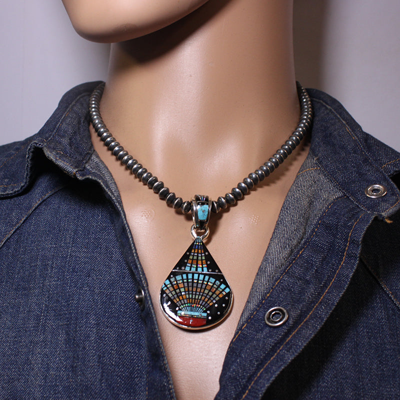 Micro Inlay Hanger door Erwin Tsosie