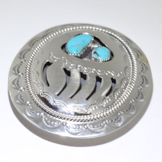 ナバホ族によるベアパウバックル