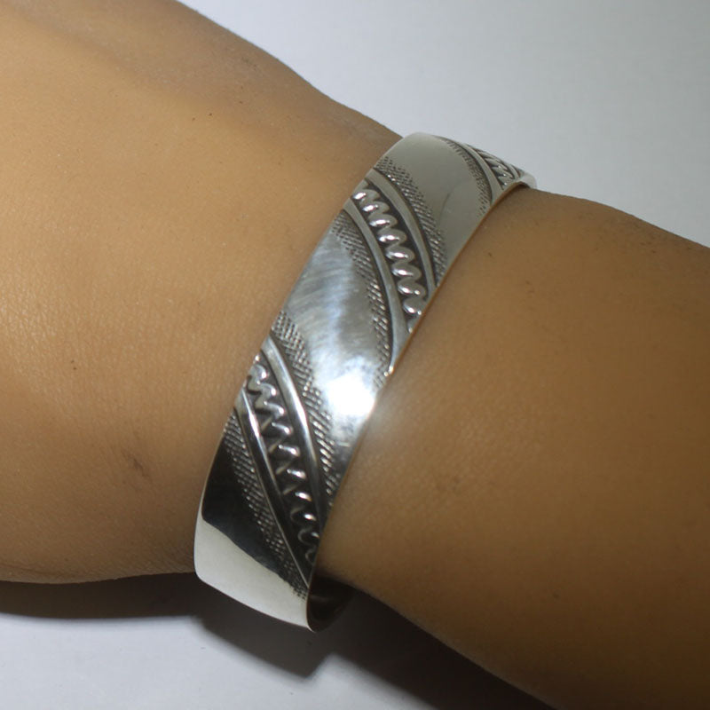 Silver Bracelet by Steve Yellowhorse