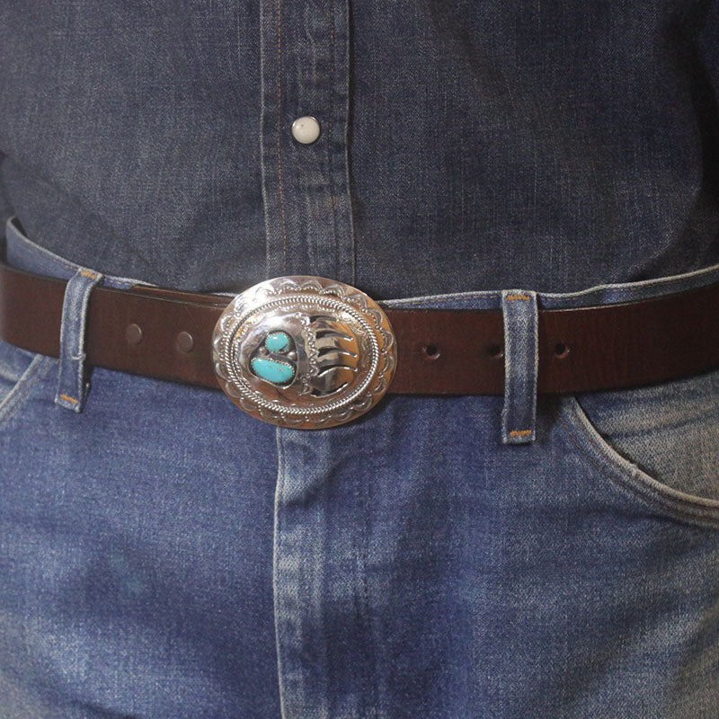 ナバホ族によるベアパウバックル