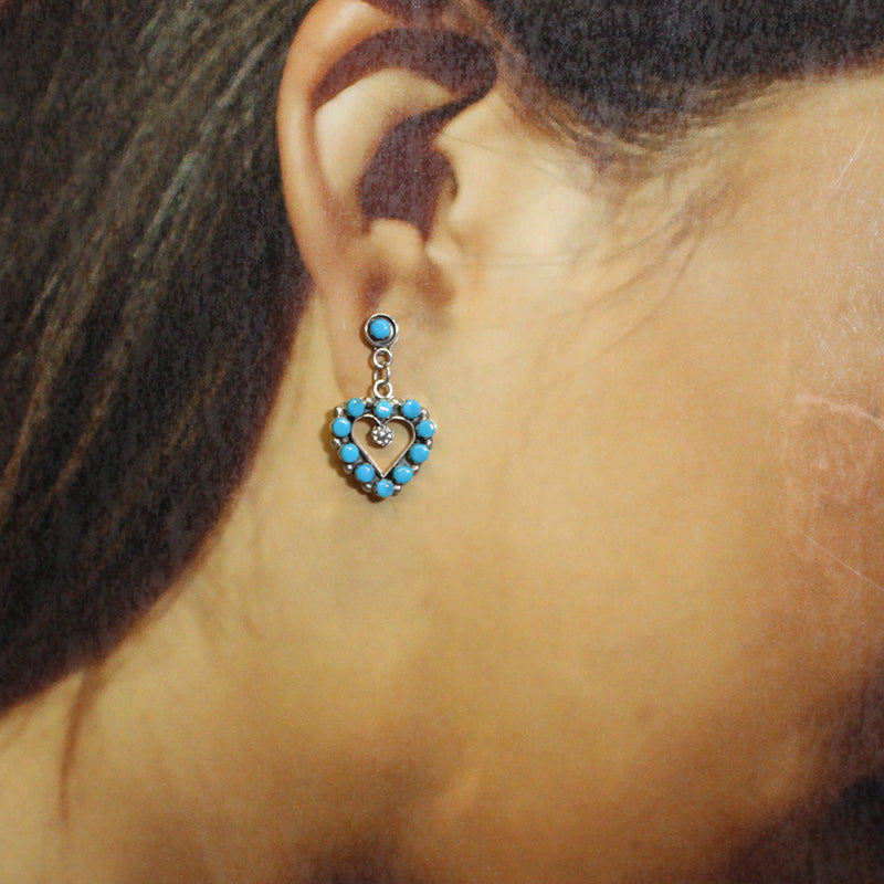 Orecchini a Cuore dei Navajo