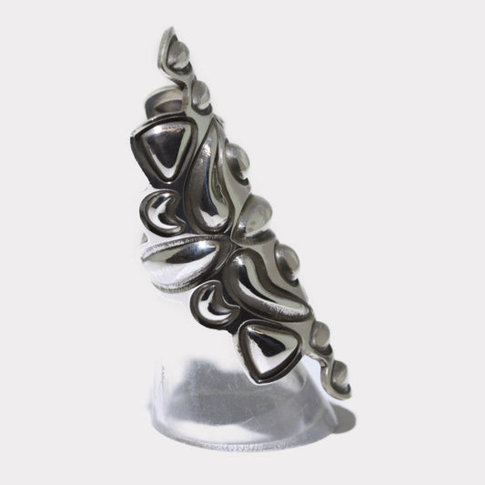 Cincin perak oleh Alex Sanchez ukuran 4.5