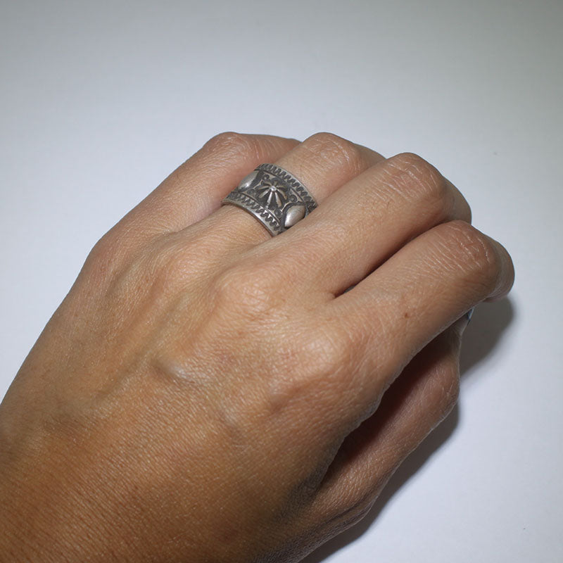 Bague en argent par Eddison Smith taille 5.5