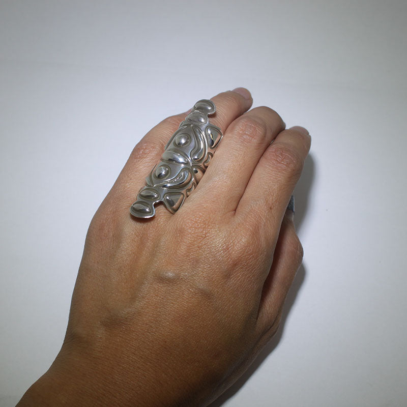 Silver ring by Alex Sanchez size 4.5