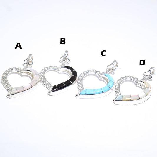 Palawit na Hugis Puso ng Navajo