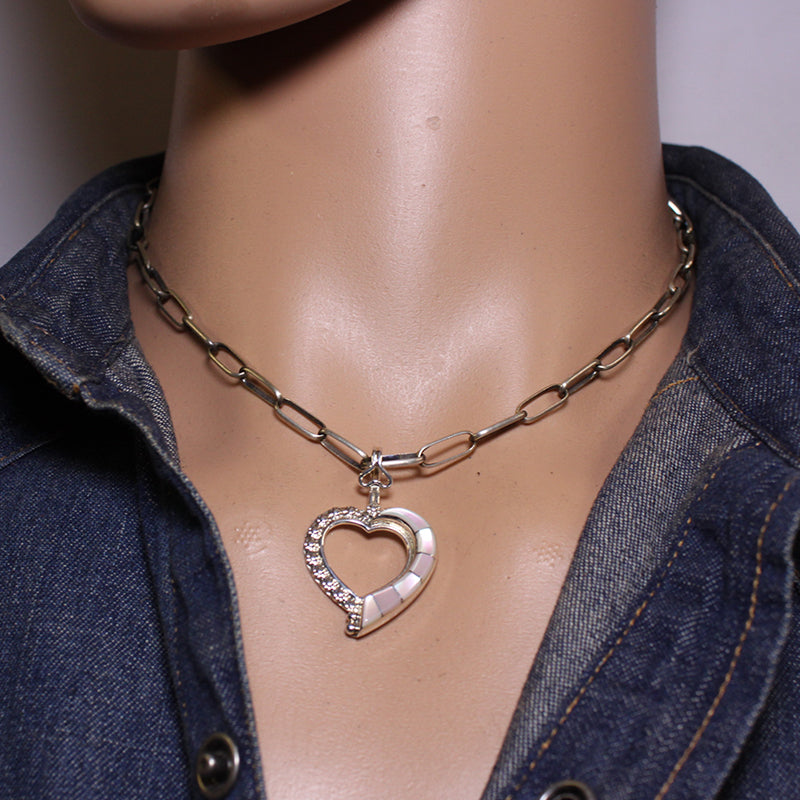 나바호 하트 펜던트