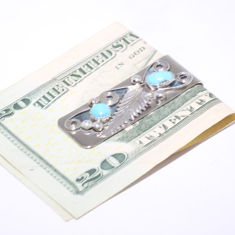 نیواجو کے فیروزے کا پیسے رکھنے والا کلپ