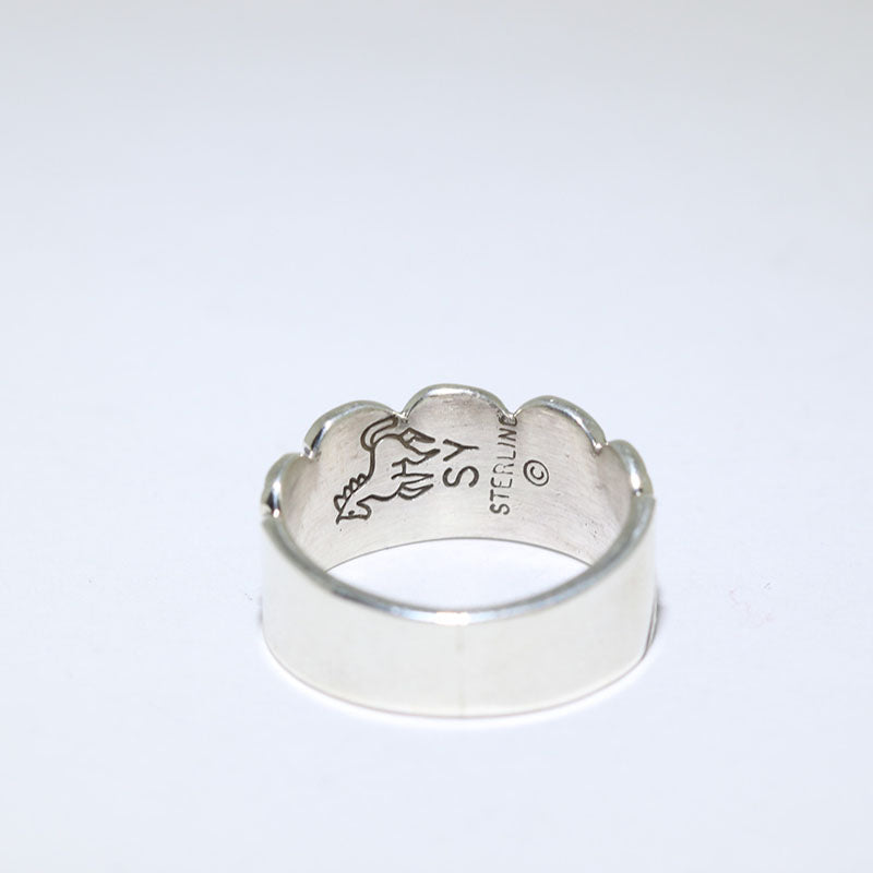 स्टीव येलोहॉर्स द्वारा सिल्वर रिंग साइज 11.5