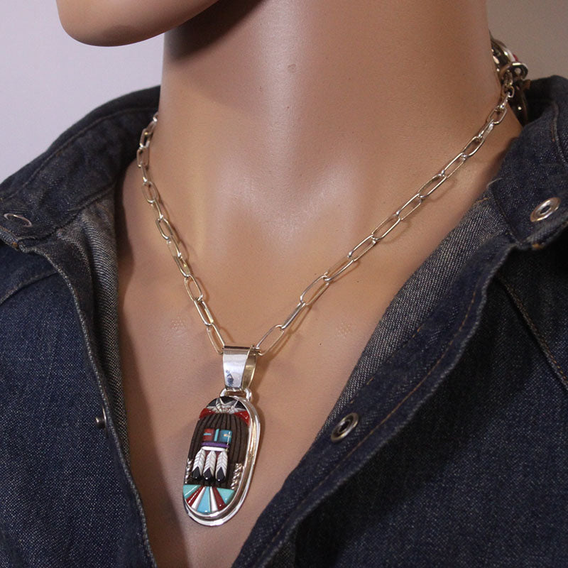 Inlay Pendant by Wilbert Manning