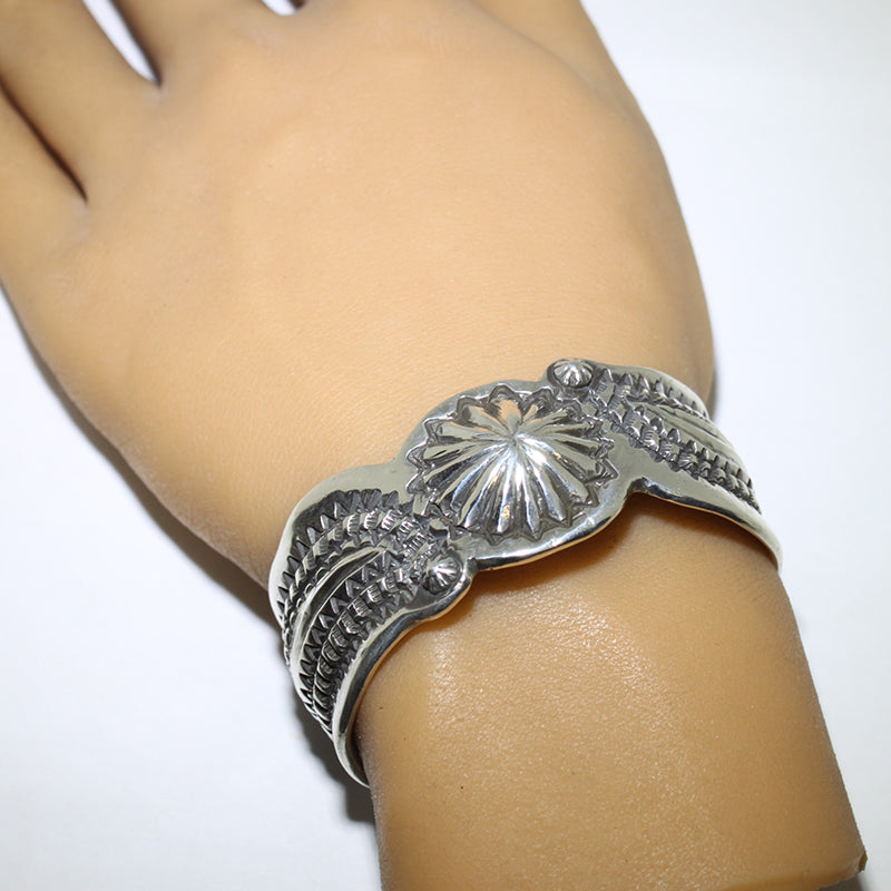 어니 리스터의 코인 실버 팔찌 5-3/4"