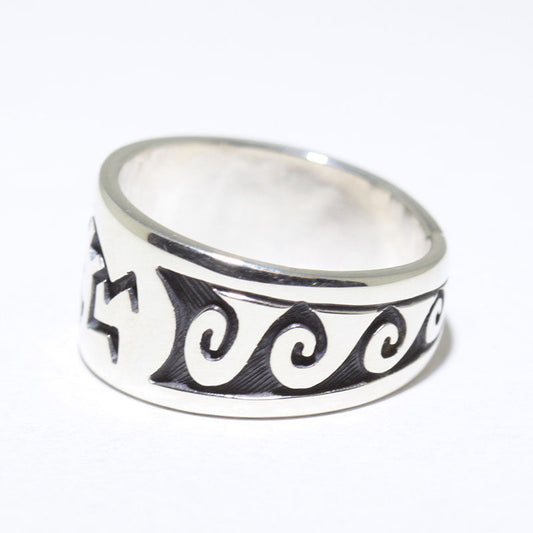ルーベン・サウフキーによるシルバーリング - サイズ 9.5