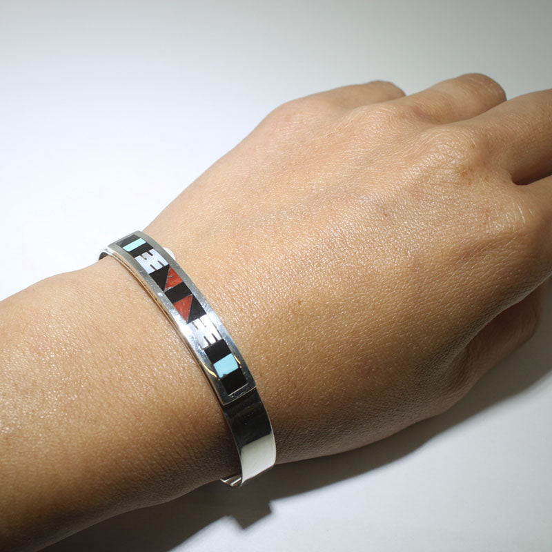 Inlay Bracelet by Zuni 5-3/8"