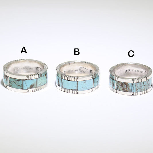 スティーブ・フランシスコによるターコイズインレイリング