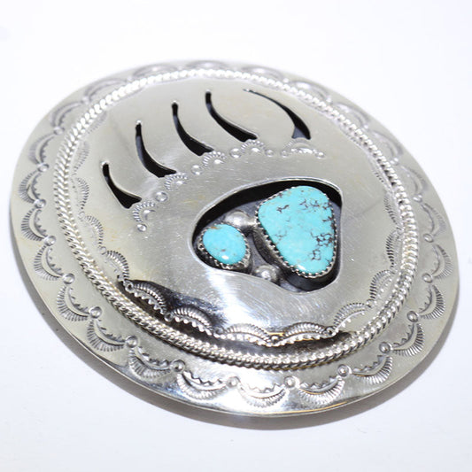 ナバホ族によるベアパウバックル