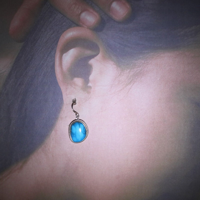 Серьги с бирюзой из Кингмана