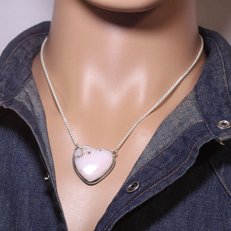 Colar de Opala Rosa por Fred Peters