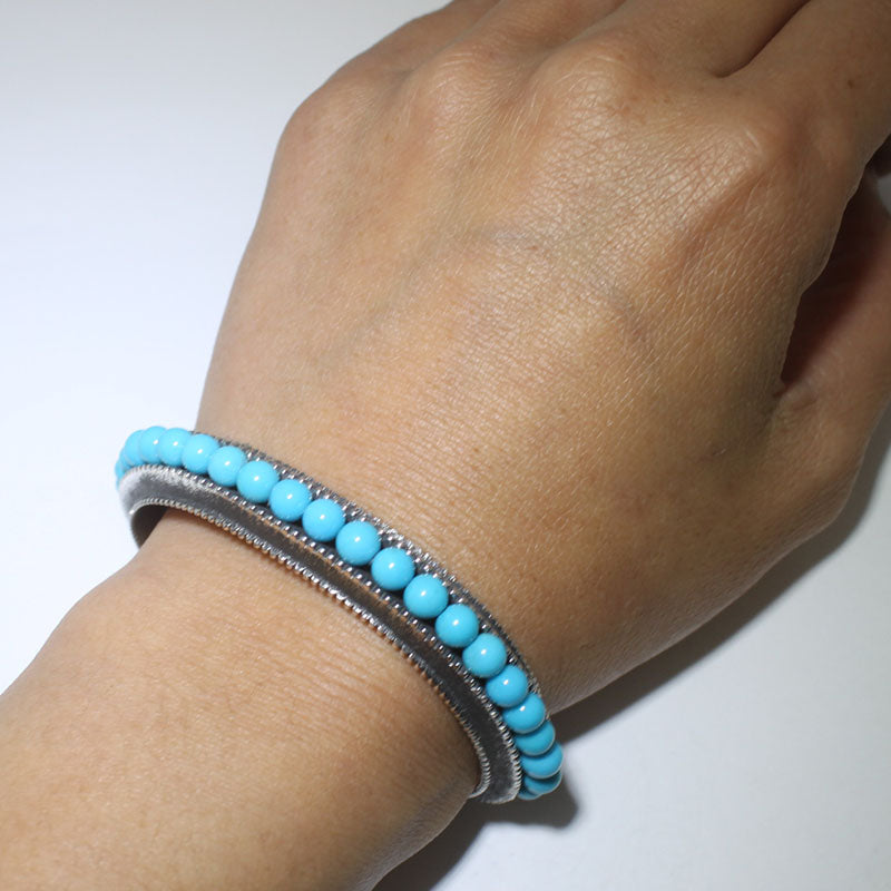 ایرون اینڈرسن کے ذریعہ ٹرکواز بریسلٹ 5-1/4"