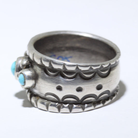 ランディ・ババ・シャックルフォードによるターコイズリング - サイズ9.5