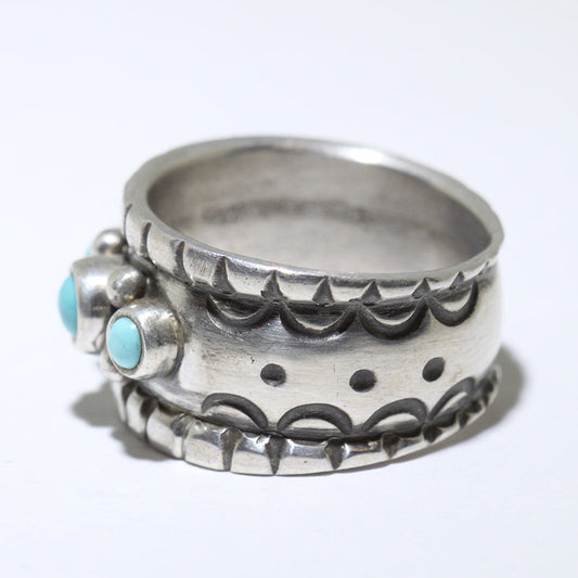 ランディ・ババ・シャッケルフォードによるターコイズリング - サイズ10.5