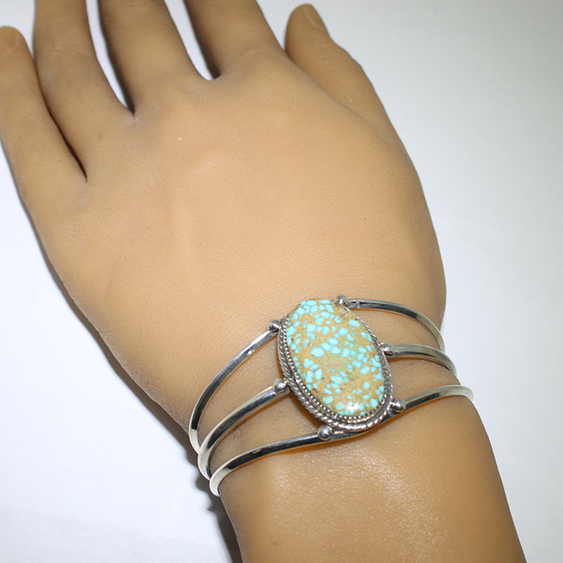 No. 8 Bracelet by Robin Tsosie 5-1/4"