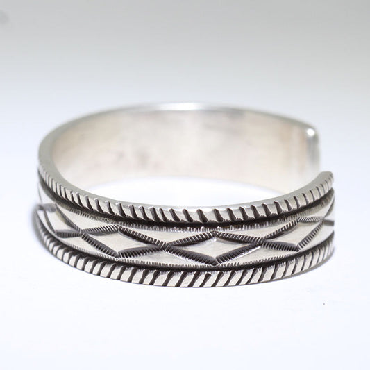 칼빈 마르티네즈 실버 팔찌 5-1/2"