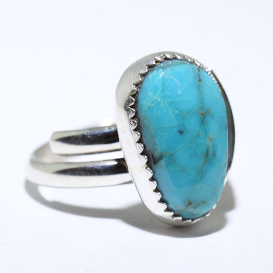 Bague Kingman par Steve Yellowhorse - Taille 7.5