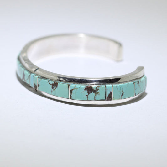 สร้อยข้อมือฝังลายหมายเลขแปด 5-1/8"