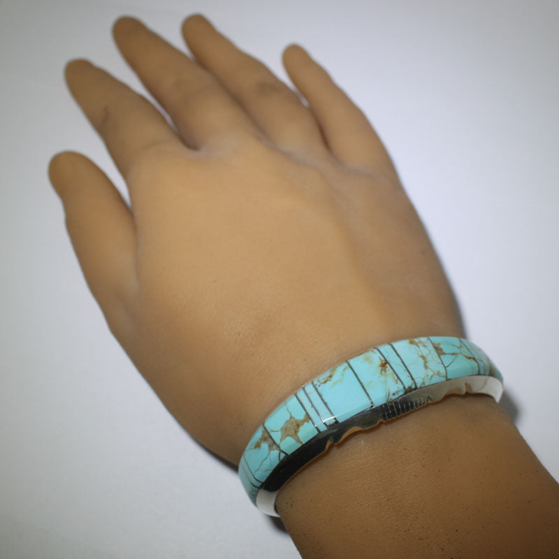 Braccialetto con intarsi Number Eight 5-3/8"