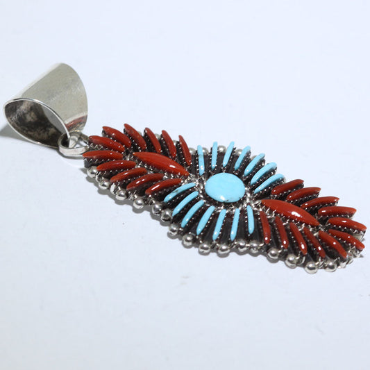 주니족의 실버 펜던트