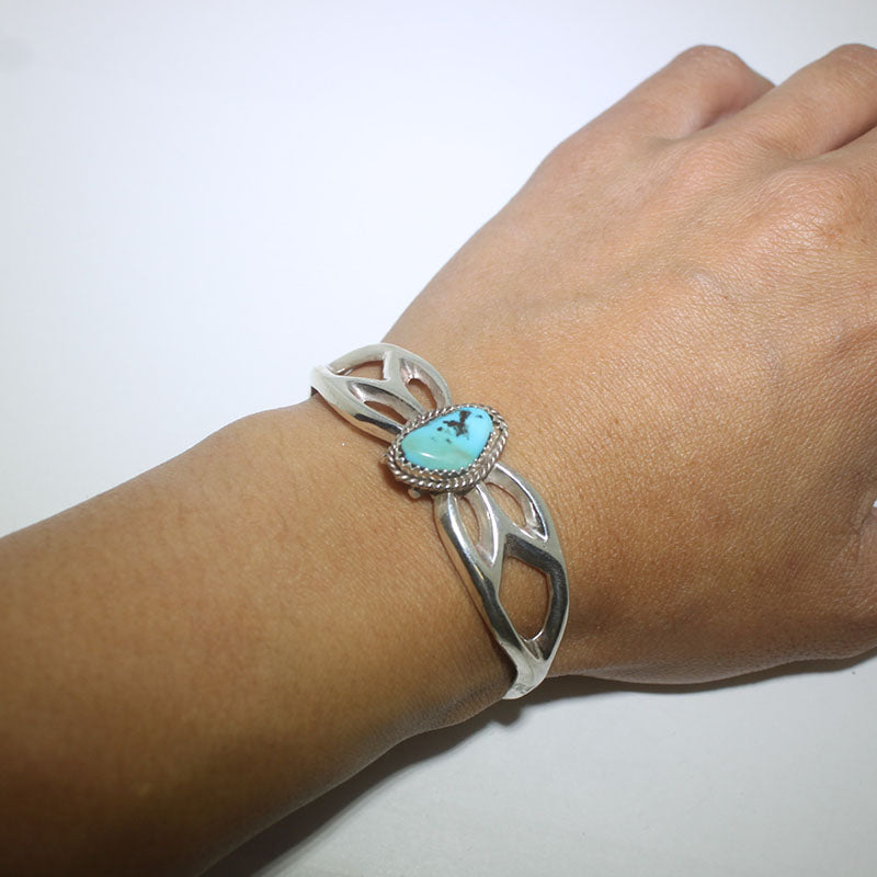 Turquoise na Pulseras ni Rose Tsosie 5-1/8"