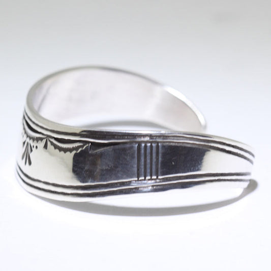 چارلی جان کا چاندی کا کنگن - 5-1/2"