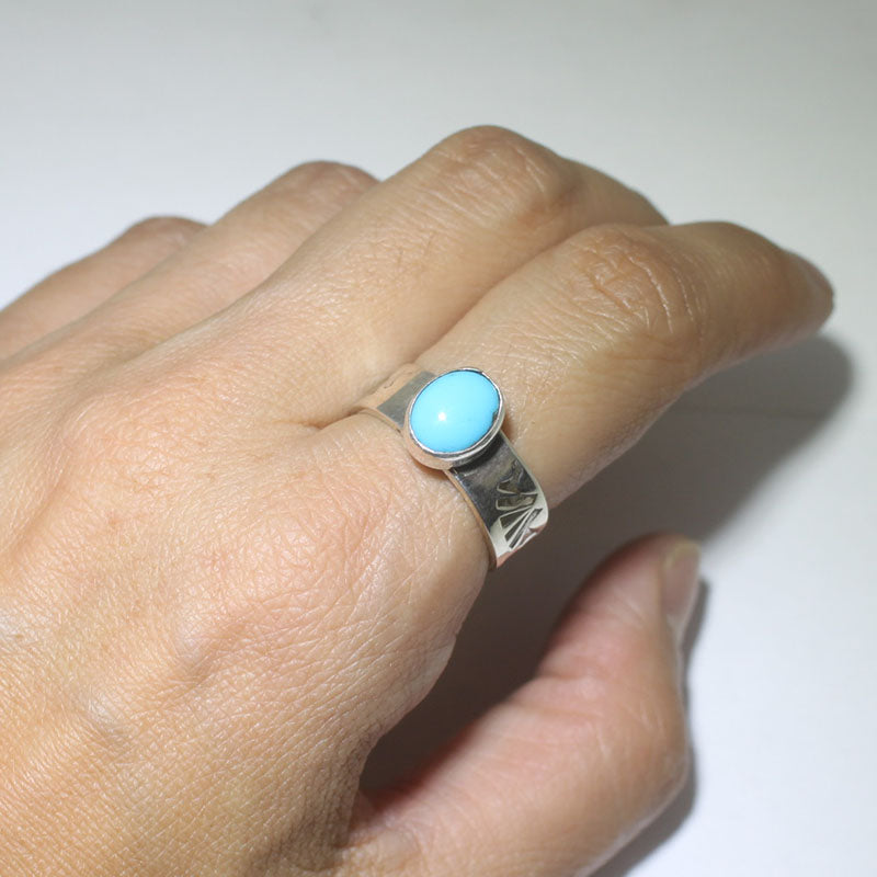 Bague en turquoise par Kinsley Natoni taille 7