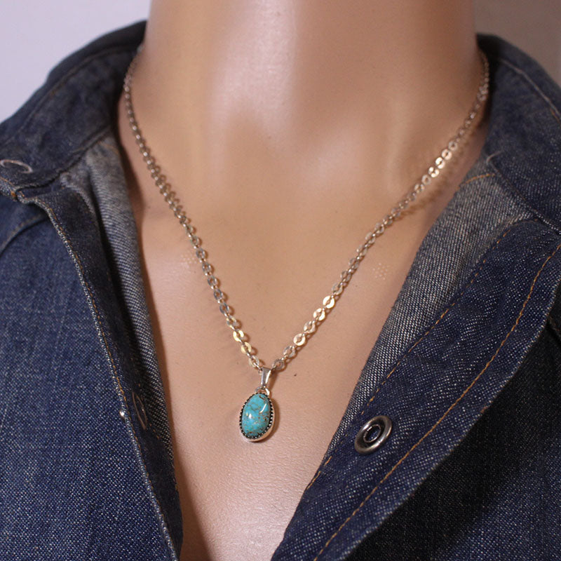 Pendentif Lone Mtn par les Navajos