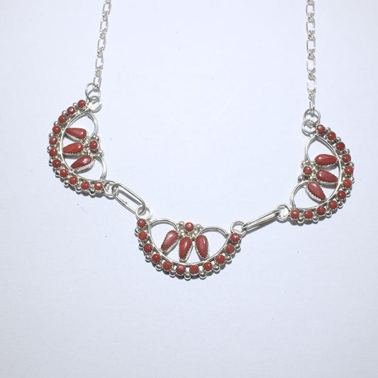 ズニ族のネックレスとイヤリングセット