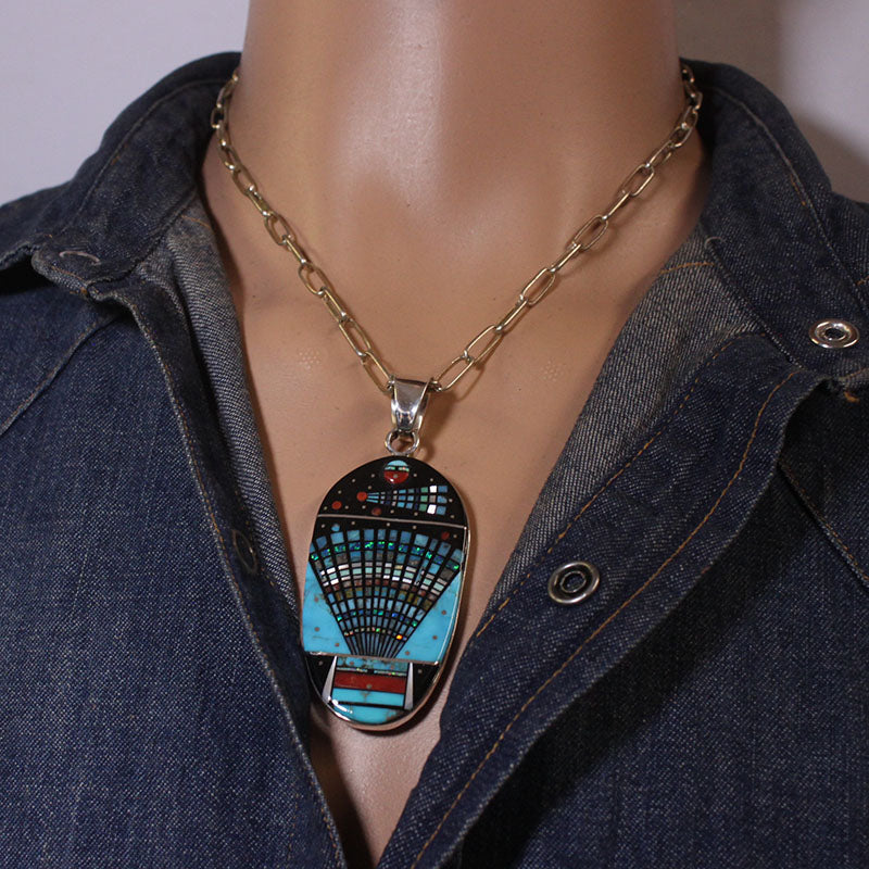 Pingente Micro Inlay por Erwin Tsosie