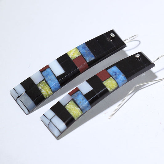 シャーリーン・レアノによるモザイクイヤリング