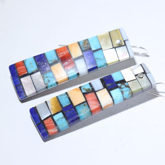 シャーリーン・レアノによるモザイクイヤリング