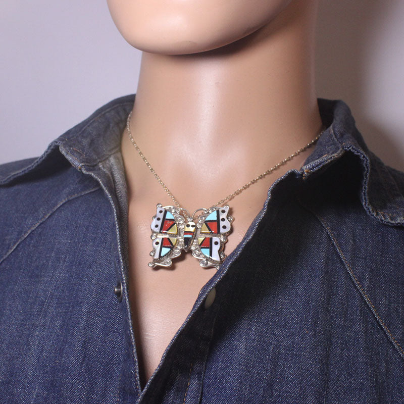 Mặt dây chuyền khảm của Zuni