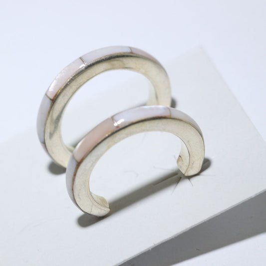 インレイシルバーイヤリング