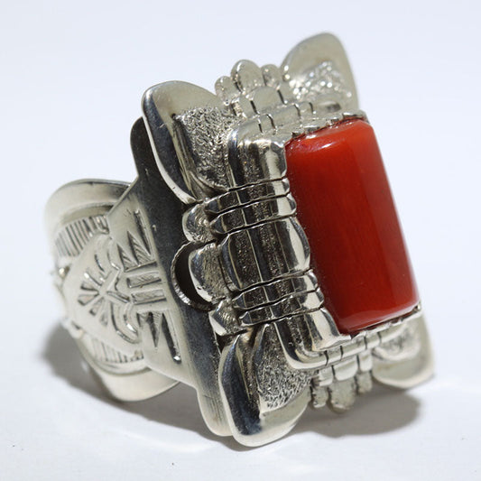 Korallenring von Ray Winner Größe 9,5
