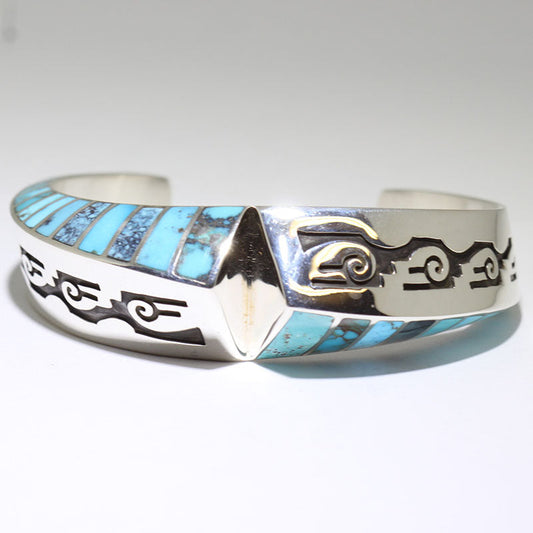 Inlay Bracelet by Lonn Parker 5-1/4"