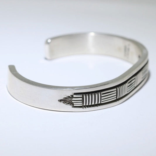 ப்ரூஸ் மோர்கன் 5-3/4இஞ்ச் வெள்ளி காப்பு