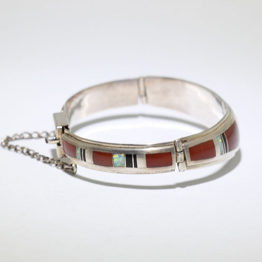 Inlay bracelet by Stone Weaver 5-1/2"